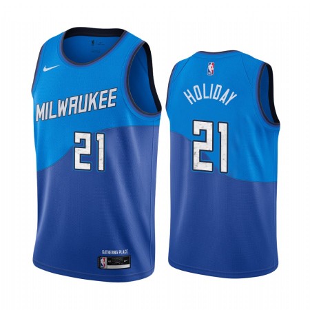 Dres Milwaukee Bucks Jrue Holiday 21 2020-21 City Edition Swingman